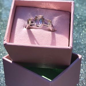 Ametrine sterling silver ring